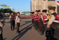 Foto : Personel gabungan dari Polri, TNI, dan Pemda dikerahkan untuk mengamankan jalannya Sidang Tahunan MPR/DPR/DPD RI 2025