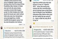 Foto : Keterangan percakapan digrup tuwu nias selatan di whatsapp, Siska Zed Tantang Siapa Saja Ungkap Fakta : 