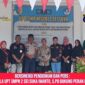Foto : Kepala Sekolah UPT SMP Negeri 2 Sei Suka, Imanto, S.Pd, didampingi Wakil Kepala Sekolah Lutaria Sembiring, menerima kunjungan silaturahmi dari insan pers di lingkungan sekolah
