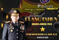 Foto : Wakaperwil Jabar Media Propam News TV Mengucapkan Selamat Ulang Tahun Kepada Wakapolda Jabar 