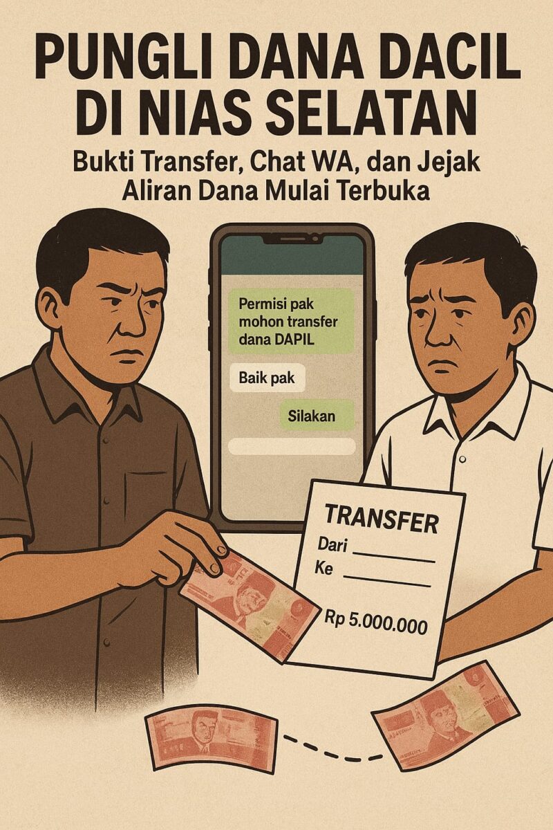 Foto : Ilustrasi pungli dan Dana Dacil di Nias Selatan