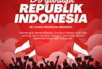 Foto : Dirgahayu Republik Indonesia Ke-80 Tahun