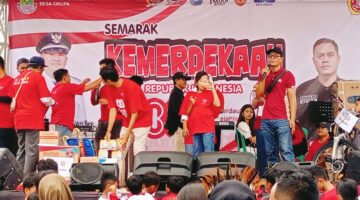 Foto : Karnaval dan Panggung Hiburan meriah yang dipusatkan di Jalan Avenue Citra Raya