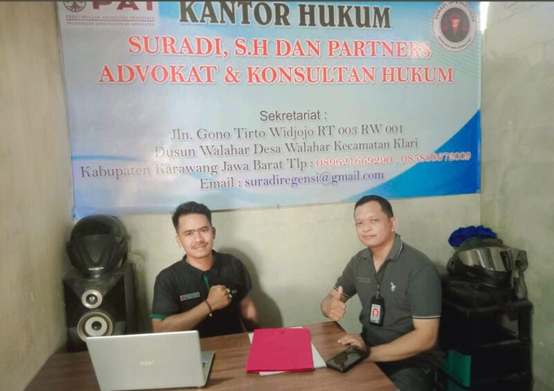 Foto : Kaperwil Media Propam News Tv, Ilman GM, SH.CDRA. Silaturahmi Ke Kantor Hukum Suhardi SH & Partners Karawang
