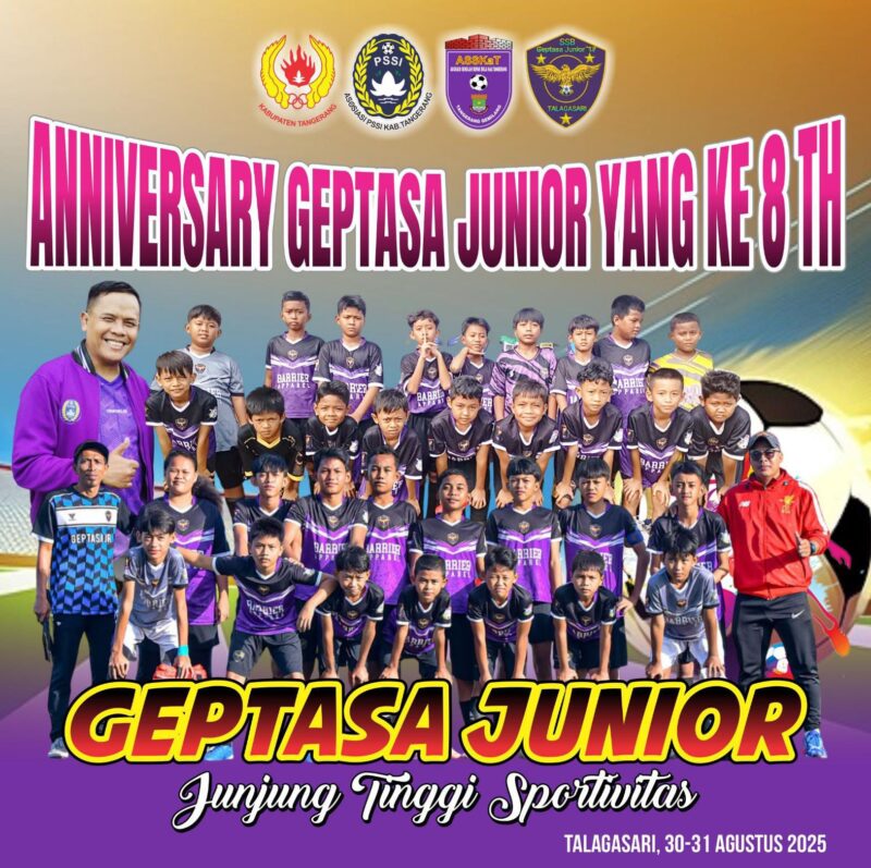 Foto : SSB Geptasa Junior menggelar Festival Sepak Bola Usia Dini kategori U-12 dan U-14