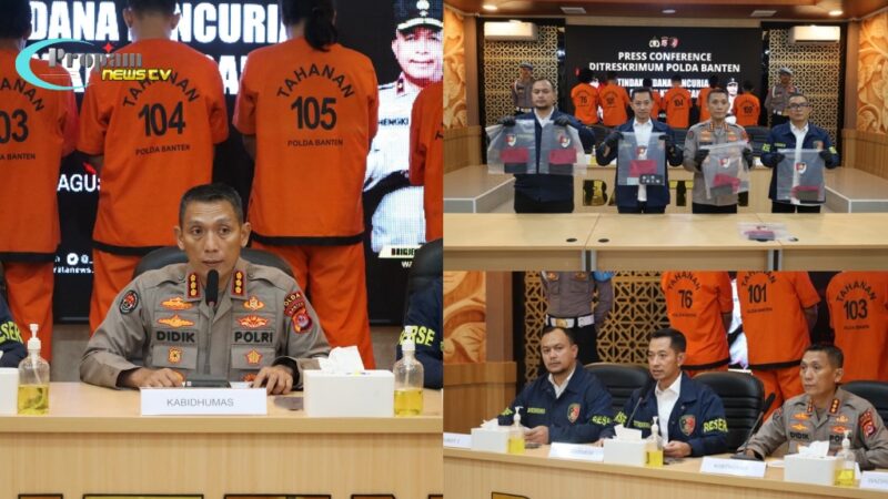Foto : Ditreskrimum Polda Banten ungkap kasus pencurian dengan kekerasan