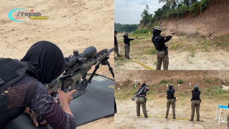 Foto : Satbrimob Polda Banten laksanakan Latihan Srikandi Brimob Challenge