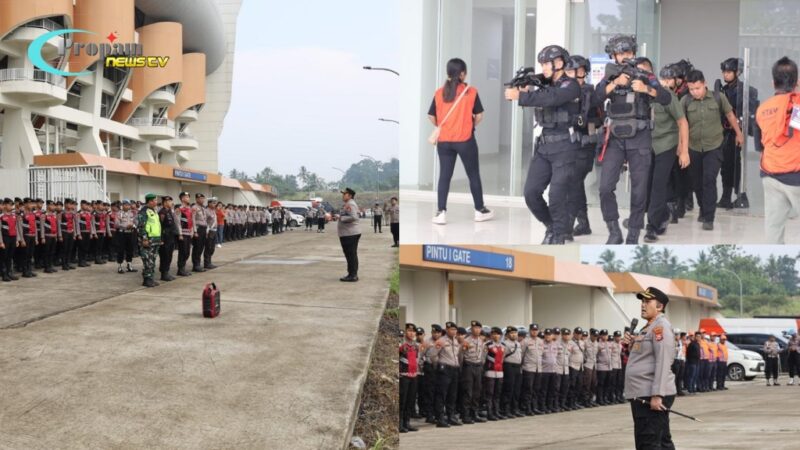 Foto : Polda Banten Amankan Laga BRI Super League Di Banten International Stadium