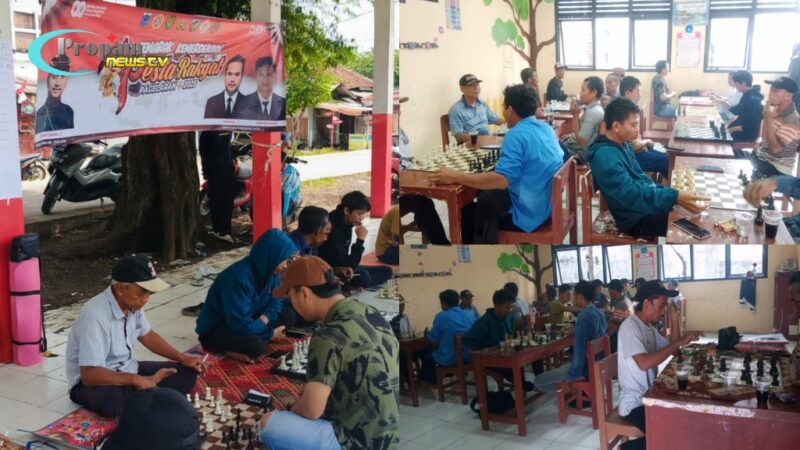 Foto : Pemerintah Kecamatan Pagelaran menggelar Turnamen Catur sebagai bagian dari rangkaian kegiatan Peringatan Hari Besar Nasional (PHBN)