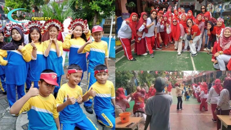 Foto : Lomba memperingati HUT RI Ke-80 bertempat di SDN Tanjung Duren Utara 01 pagi