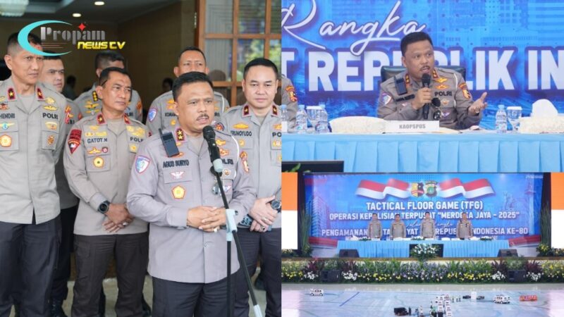 Foto : Kakorlantas Polri mengerahkan 7.000 personel untuk mengamankan rangkaian kegiatan, termasuk jalur VVIP, jalur tamu undangan, dan area Pesta Rakyat