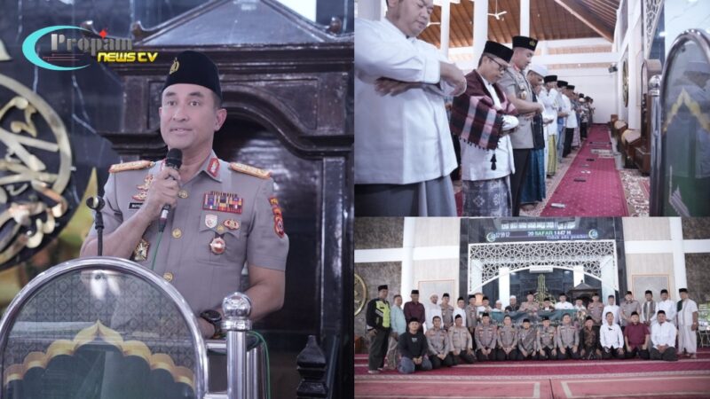 Foto : Program Shalat Jumat Keliling di Masjid Agung Atsauroh, Kelurahan Pegantungan, Kecamatan Serang, Kota Serang