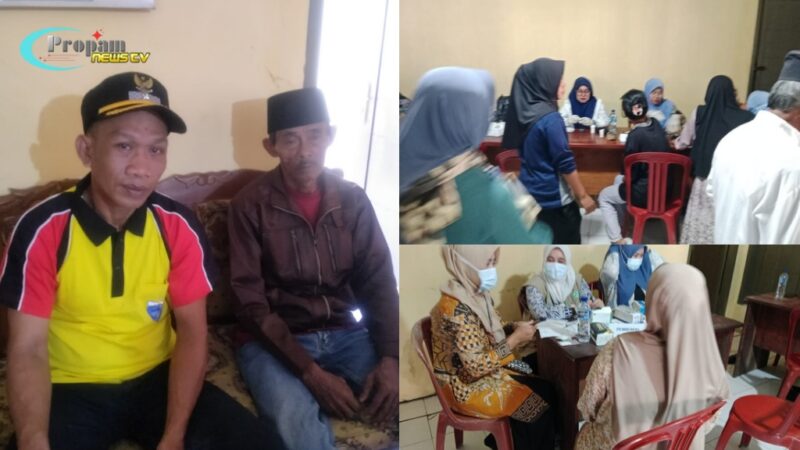 Foto : Pemerintah Desa Bojongmanik mengapresiasi tinggi terhadap program layanan berobat gratis