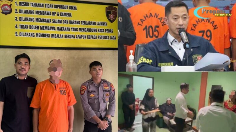 Foto : Ditreskrimum Polda Banten menangkap pelaku penipuan dan penggelapan dana masyarakat
