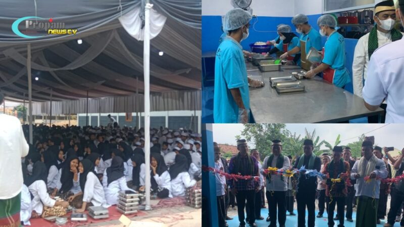 Foto : Pondok Pesantren Al-Badsr Tangerang resmi meluncurkan Makan Bergizi Gratis (MBG) 