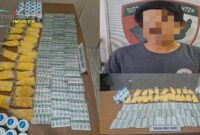 Foto : Polda Banten menangkap pelaku peredaran obat keras ilegal