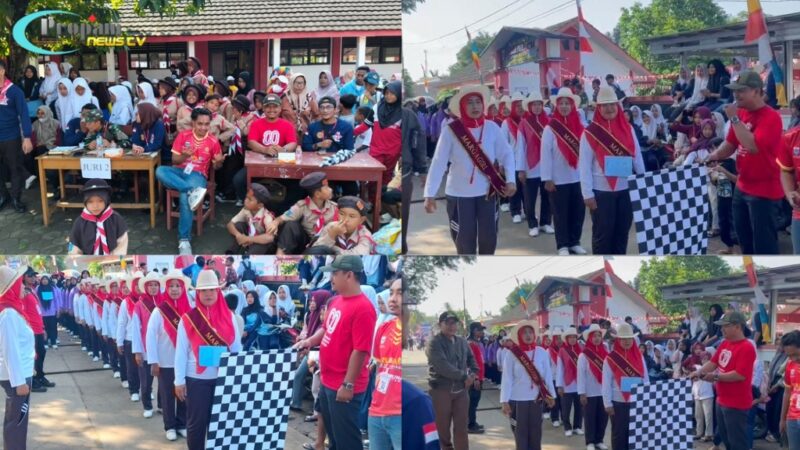 Foto : Kegiatan Lomba Seni dan Budaya Bangsa (LSBB) untuk jenjang SD/MI dan SMP/MTs, serta Lomba Gerak Jalan untuk tingkat SLTA dan umum