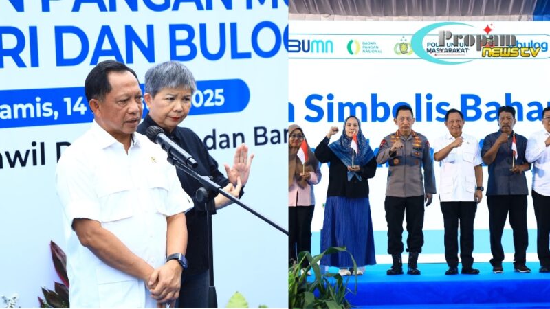 Foto : Polri dan Bulog gelar gerakan pangan murah