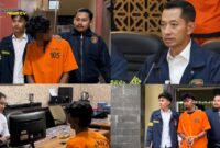 Foto : Polda Banten menangkap seorang pria yang diduga melakukan tindak pidana pencabulan terhadap anak dibawah umur