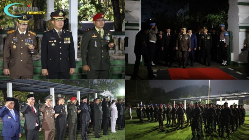 Foto : Polda Banten mengikuti Apel Kehormatan dan Renungan Suci dalam rangka memperingati HUT RI Ke-80 Tahun