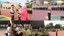 Foto : Sertijab Wakapolda Banten yang digelar di lapangan apel Polda Banten