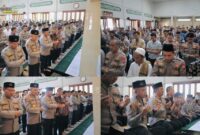 Foto : Polda Banten gelar sholat ghoib di Masjid Baiturrahman Polda Banten