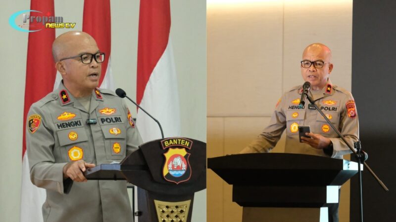 Foto : Brigjen Pol Hengki resmi ditunjuk sebagai Kapolda Banten menggantikan Irjen Pol Suyudi Ario Seto