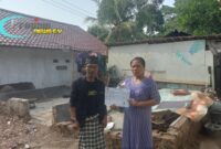 Foto : Rumah warga Kampung Ciupas RT 002 RW 008, Desa Sukadame roboh dan belum pernah dapat bantuan dari pemerintah