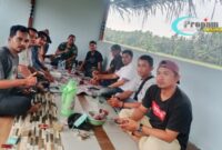 Foto : Kegiatan coffee morning bersama insan pers bertempat di saung Media Redaksi DetikPerkara