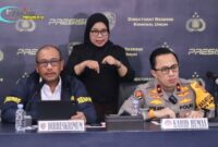 Foto : Subdit Resmob Ditreskrimum Polda Metro Jaya, Kasubdit AKBP Resa Fiardi Marasabessy dan Kabid Humas Polda Metro Jaya Brigjen Ade Ary Syam Indradi