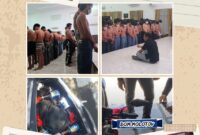Foto : Pemuda yang kedapatan membawa bom molotov hingga senjata tajam di Kabupaten Indramayu