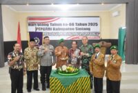 Foto : HUT Persatuan Purnawirawan dan Warakawuri TNI-Polri (Pepabri) ke-66 sekaligus Musyawarah Cabang (Muscab) X Pepabri Kabupaten Sintang