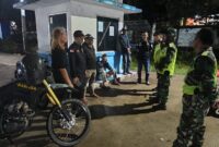 Foto : Koramil 0111/Pagelaran Kodim 0601/Pandeglang menggelar patroli bersama dengan berbagai komponen masyarakat