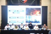 Foto : Konferensi pers perkembangan penegakkan hukum pasca kerusuhan 25 - 31 Agustus 2025, bertempat di Lobby Gedung Bareskrim