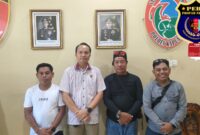 Foto : Kaperwil Media Propam News TV Kalimantan Barat Mohammad Rajaf Eddy melakukan Kunjungan Silaturrahmi ke Polres Kapuas