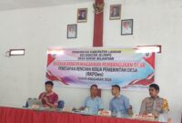 Foto : Musrenbangdes dalam rangka penyusunan Rancangan RKP Desa Tahun 2026 di Balai Pertemuan Desa Kersik Belantian Kecamatan Jelimpo Kabupaten Landak
