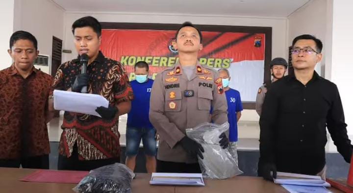 Foto : Polres Demak berhasil meringkus empat terduga pelaku pengeroyokan yang menyebabkan seorang korban meninggal dunia