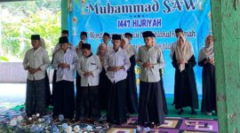 Foto : Acara memperingati Maulid Nabi Muhammad SAW yang diselenggarakan di gedung Yayasan Nuansa Banten Madani