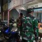 Foto : Koramil 06/Ledo bersama Ormas Banser laksanakan patroli gabungan malam hari