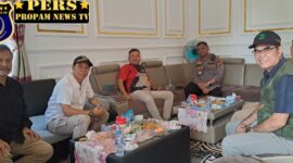 Foto : kediaman Bagus Afrizal, Pemimpin Redaksi Wartamelawi.com yang ramai didatangi para pejabat tinggi daerah