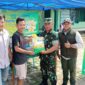 Foto : Program Stabilisasi Pasokan dan Harga Pangan (SPHP) kemasan 5 kilogram yang dilaksanakan di halaman Makoramil 0111/Pagelaran