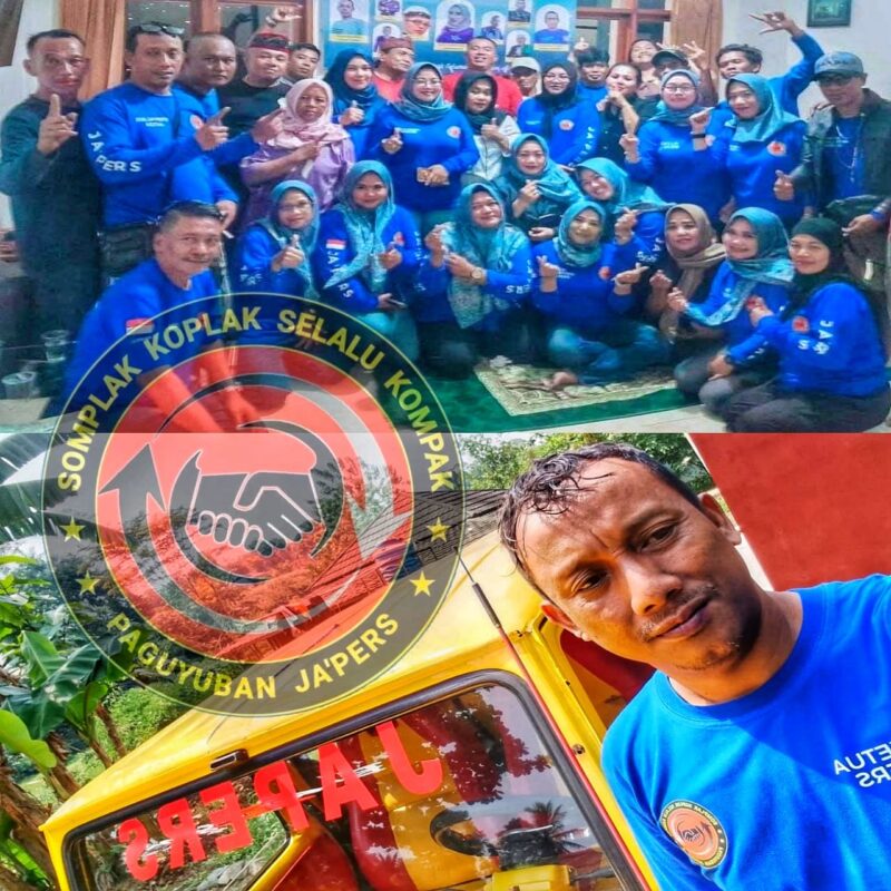 Foto : JA’PERS menggelar rapat arisan rutin sekaligus kopi darat (kopdar) di Villa Empang