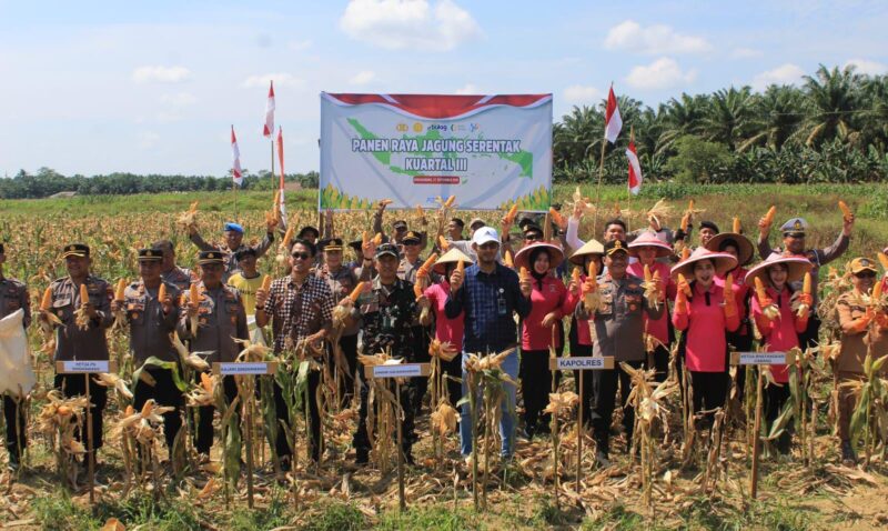 Foto : Gerakan Panen Raya Jagung Serentak Polri Tahun 2025
