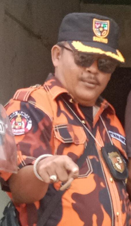 Foto : Bonai, Ketua Ranting Ormas PP Desa Sumur bandung, Kecamatan Jayanti