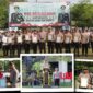 Foto : Apel pemberian penghargaan kepada sejumlah personel yang berprestasi selama bulan Agustus hingga September 2025 yang berlangsung di Lapangan Wicaksana Laghawa
