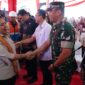 Foto : Panglima Kodam XII/Tanjungpura, Mayjen TNI Jamallulael, S.Sos., M.Si., menghadiri acara Akselerasi Ekspor Tahun 2025 yang digelar Balai Karantina Hewan, Ikan, dan Tumbuhan (BKHIT) Kalimantan Barat di Pelabuhan Dwikora
