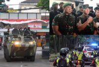 Foto : Kodam III/Siliwangi menggelar patroli gabungan dalam rangka mengantisipasi kegiatan unjuk rasa di wilayah Kota Bandung