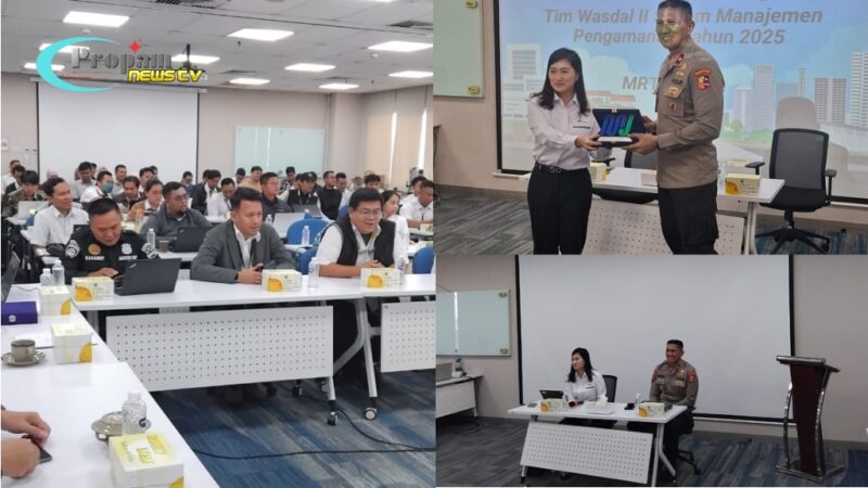 Foto : Kegiatan pengawasan dan pengendalian (Wasdal) tahap II terkait implementasi Sistem Manajemen Pengamanan (SMP) di PT MRT Jakarta (Perseroda)