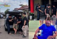 Foto : Pelaku pembunuhan satu keluarga di kelurahan Paoman, kec/kab Indramayu Jawa barat telah diamankan