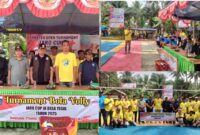 Foto : Open Turnamen Volly Ball Jaro Cup 3 tahun 2025 resmi dibuka di Lapangan Desa Tegal, Kecamatan Cikedal, Kabupaten Pandeglang, Banten